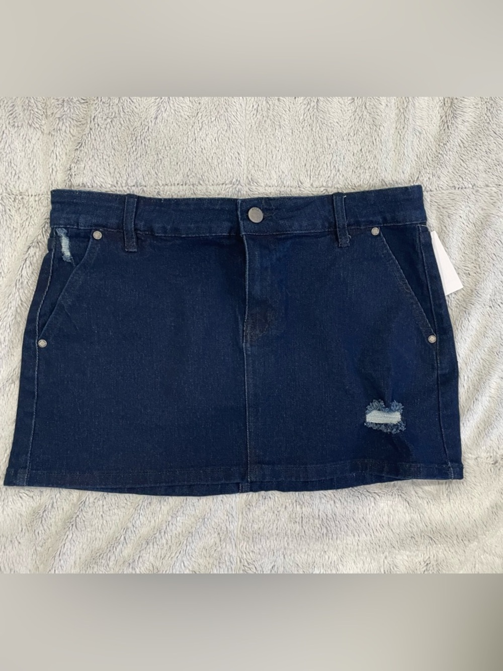 NWT Denim micro skirt